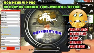 Mod Auto Headshot Work Ranked | Solo Vs Skuad Prank Kocak Ala OPG