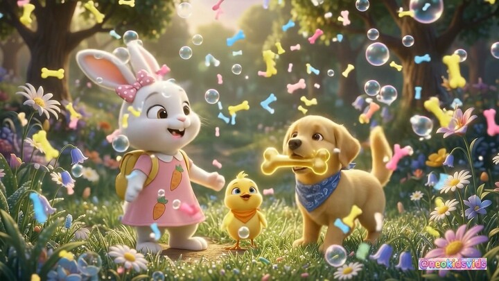 WOW! BIBI & BETO RESCUE A PUPPY!  The Magic Golden Bone Adventure