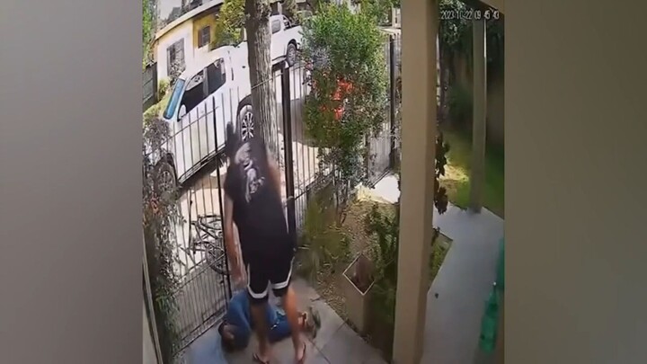 Jahrein, hırsız dövüyor