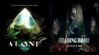 Heading Home ✘ Alone Pt. II [Remix Mashup] - Alan Walker, Ruben & Ava Max