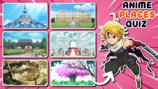 Anime Places Quiz - Guess The Anime By The Places 📍🏛️🧩