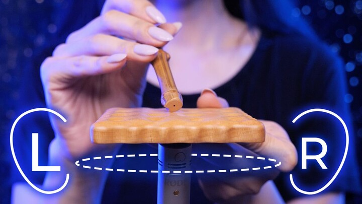 Deliver infinitely tingling, brain-penetrating sleep‑inducing sounds—zigzagging back and forth right
