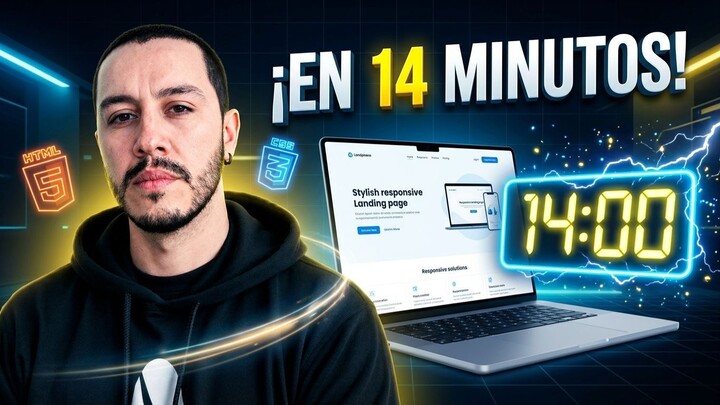 Aprende a Crear tu Primera Landing Page Rápidamente | HTML y CSS