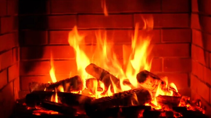 🔥 舒适壁炉｜放松炉火噼啪声｜4K UHD｜助眠、冥想、学习 | Cozy Fireplace & Relaxing Crackling Fire Sounds