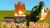 How to Craft a Petrol Bomb in Minecraft using Command Block Tricks