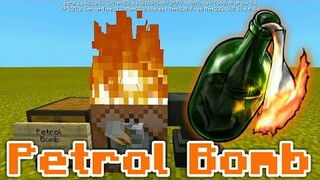 How to Craft a Petrol Bomb in Minecraft using Command Block Tricks