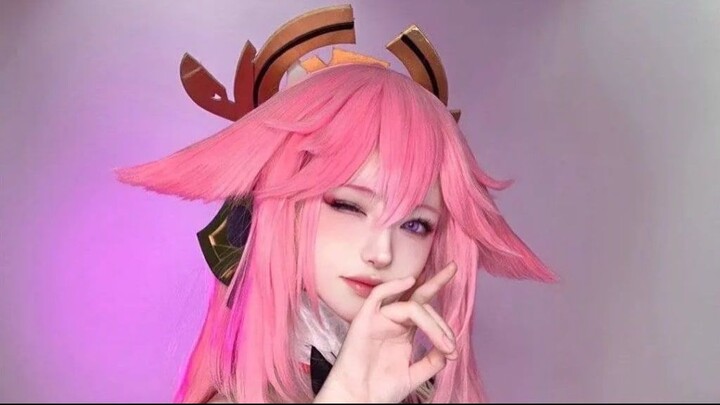 SnapSave.io-Cosplay Keteck Yae Miko🤤 _ Genshin Impact