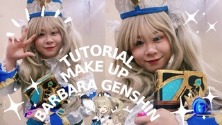 Tutorial makeup Barbara genshin by Fluffykim