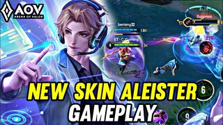 AOV : NEW SKIN ALEISTER GAMEPLAY - ARENA OF VALOR LIÊNQUÂNMOBILE ROV