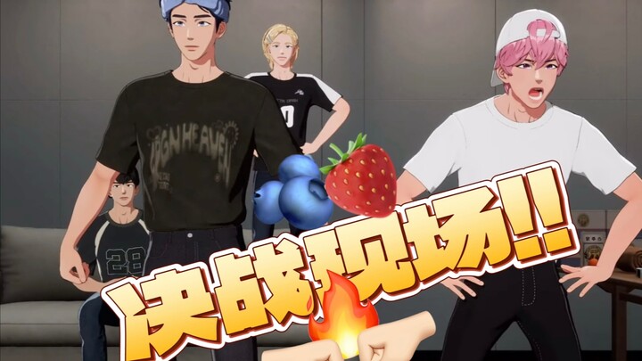 PLAVE clip with Chinese subtitles | Berry's showdown现场🆚🔥| Standing there is like a little action fig