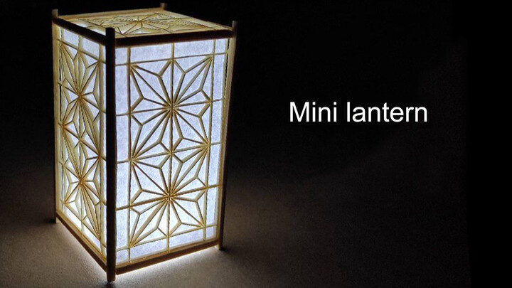Handmade|Make Mini Lanterns with Toothpicks