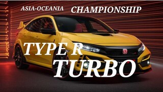Honda Civic Type R TURBO Asia-Oceania championship race 3 laps gran turismo 7 4k hdr