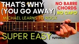 Michael Learns To Rock - That's Why (You Go Away) CHORDS (EASY GUITAR TUTORIAL) for BEGINNERS