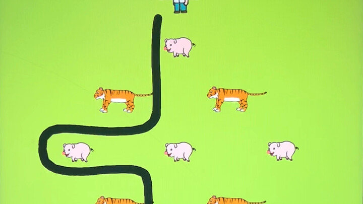 A good trick to deceive the world, even a pig and a tiger can be confused