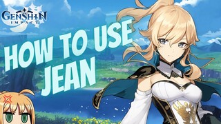 How to Use MiHoYo's Very Own SABER! ~ Jean F2P Review/Guide | Genshin Impact