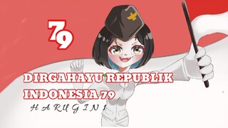 DIRGAHAYU REPUBLIK INDONESIA KE 79//SEMANGAT MERAYAKAN KEMERDEKAAN//(SPEEDPAINT)