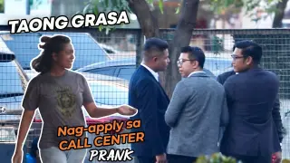 TAONG GRASA Nag-Apply sa Call Center PRANK
