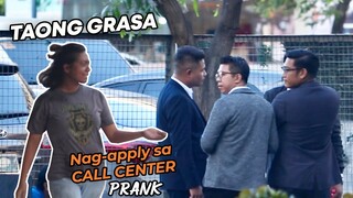 TAONG GRASA Nag-Apply sa Call Center PRANK