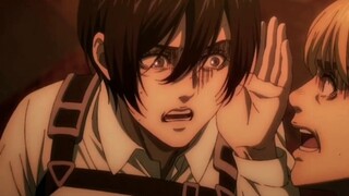 Armin tức giận vì Mikasa bị điếc và không nghe được.