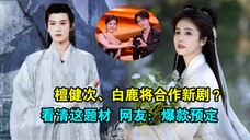 檀健次、白鹿将合作新剧,看清这题材,网友:爆款预定