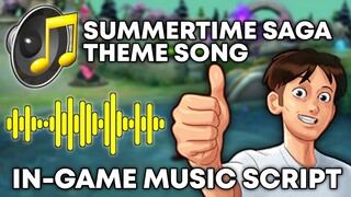 Summertime Saga [Theme Song] In-Game Music Script | Full Soundtrack and No Error | Mobile Legends