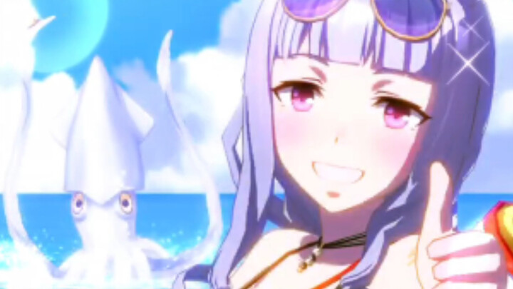 Animasi penampilan skin baru Mejiro McQueen dan Gold Ship