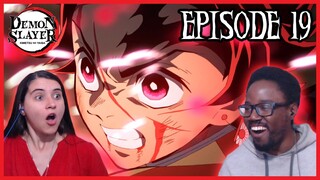 TANJIRO VS RUI! | Demon Slayer Episode 19 Reaction