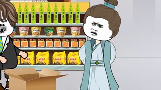 Sand sculpture animation, I opened a supermarket in the Tang Dynasty, the 40th episode, A Diao accep