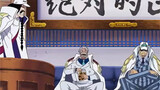 One Piece: Sengoku is praising Luffy, but Garp is eating with a smile!