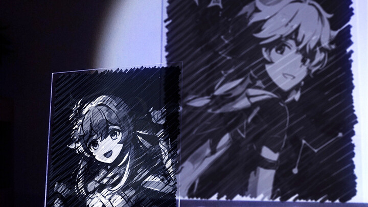 วาดภาพแยกแสงและเงาด้วยเทปแก้คำผิด: เก็นชินอิมแพกต์ — ซวงจื่อ คูและอิง — อย่าลืมความหมายของการเดินทาง