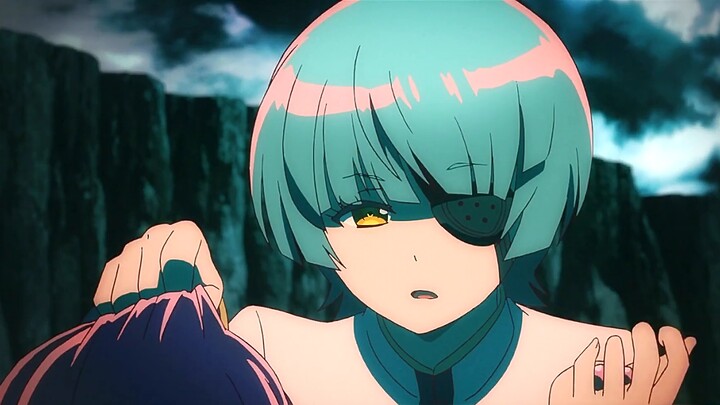 The heroine's brother is like a devil. He is tired of his sister and breaks her legs. The hero is de
