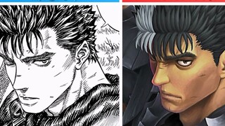[Berserk] Comparison of the painting skills (painting styles) of "Miura Kentaro" and "STUDIO I Draw"