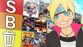 Boruto Makes An Anime Tier List! (naruto vrchat)