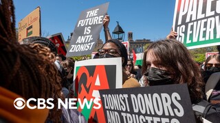 Protests continue on college campuses nationwide war in Gaza