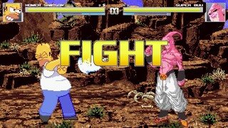 AN Mugen #206: Homer Simpson VS Super Buu