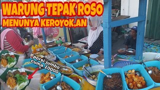 NASI BEBEK DI WARUNG TEPAK ROSO ║ porsi jumbo harga merakyat