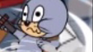 Gray Bald Head [Tom and Jerry Sand Sculpture Collection #111]