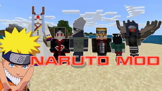 mod Narutoมากมาย:โบรูโตะ คางุยะ อุจิวะ มาดาระมีหมด[Minecraft Mobile] 