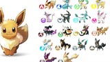 [Pokemon] Eevee's eighteen evolutionary forms,