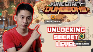 How to Unlock Secret Location of Lower Temple in Desert Temple - Minecraft Dungeons