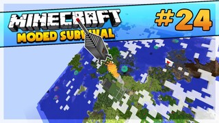 LIFT OFF TO THE MOON!- Minecraft: Modded Survival Part - 24 (Filipino/Tagalog)