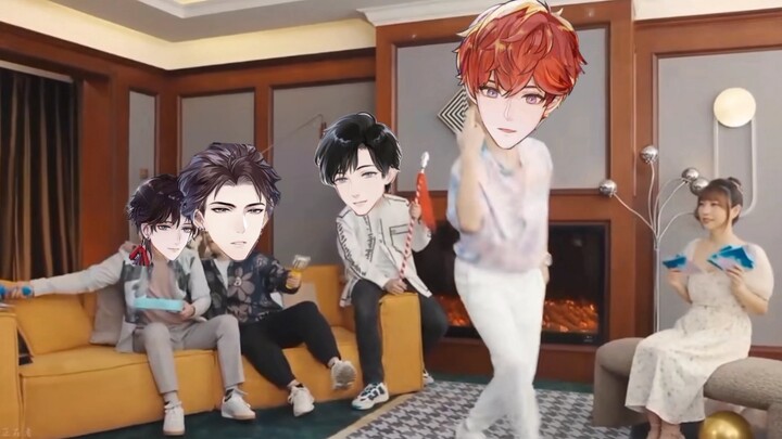 LASER    只有夏予扬认真跳舞的世界达成了 快教教后面三个