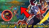 SOLO RANK USING HAYABUSA WITH BROKEN ITEM! - MOBILE LEGENDS