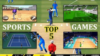 Top 5 Sports Games For  Android/offline/under 100mb|2022