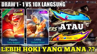 LEBIH BAIK DRAW SATU SATU ATAU DRAW 10X LANGSUNG DI EVENT KOF 97 MOBILE LEGENDS 2024!PANEN SKIN EPIC