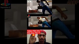 PERBEDAAN GTA SAN ANDREAS PS3 VS PS2 #shorts