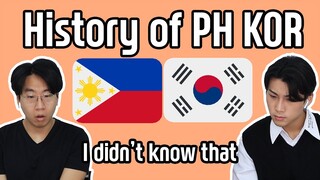 History with the Philippines that Koreans don't know? | Korean react to the History of 🇵🇭 & 🇰🇷