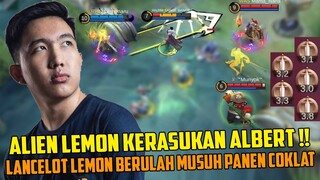 ALIEN RRQ LEMON KERASUKAN ALBERT !! LANCELOT LEMON BERULAH BUAT PUSING. MUSUH PANEN COKLAT