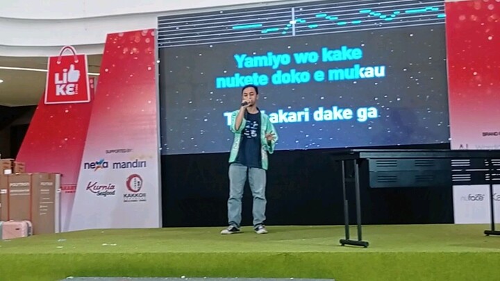 Cuplikan Perform Karaoke Session - Kizuna no Kiseki by Man With A Mission x Milet