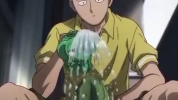 one punch man sedang rileks